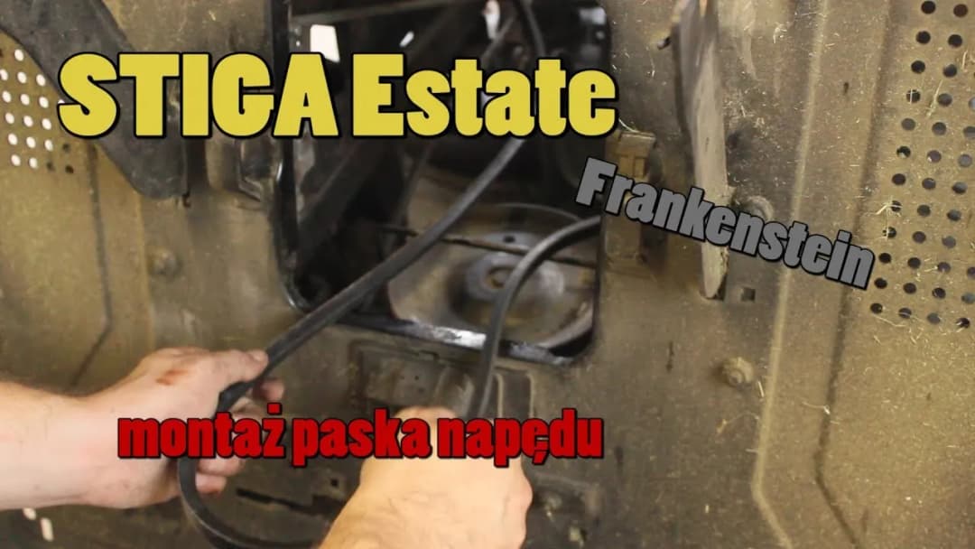 Jak wymienić pasek napędu w kosiarce Stiga - uniknij kosztownych napraw